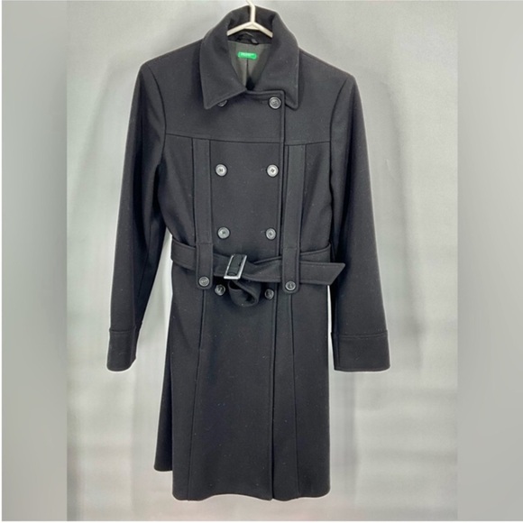 Jackets & Blazers - Wool Pea Coat double  made in Dominican Republic M